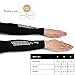 Compression Arm Sleeves, UV Protection Cooler, Sports Elbow Warmers Support for Cycling,Golf,Hiking,Baseball,Basketball 1 Pair (M, Black)