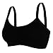 MIXMAX Women Strappy Crop Tank Tops Bustier Cutout Padded Bra Cami (Black1)