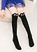 BogiWell Girls Cute Animal Socks Cotton Over Calf Knee High Socks Black Cat, One Size (Fits 3-10 yr old girls)