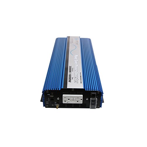 Aims PWRI300012120S 3000 Watt 12V Pure Sine Wave Power Inverter Bundle with Inverter and Remote Switch (2 Items)