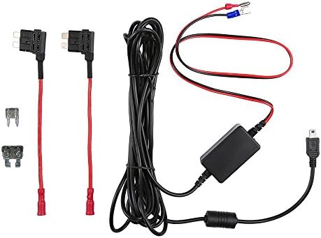 Jauyu Car Camera Hard Wire Kit - with Micro USB Direct Hardwire Car Motorcycle Charger Cable Kit for Dash Cameras - For DUO in car cameras.