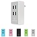 Weelpower 20W 4A USB Wall Charger Fast Charger Travel with iSmart Charging Technology for iPhone,iPad,Samsung,Android and Windows Smartphones and Tablets(White)