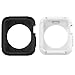 MoKo Case for Apple Watch, [2-pack] Rugged Flexible Stylized Soft TPU Round-the-Clock Protective Cover for Apple Watch 42mm Version (2015) - Black & White (Not Fit Apple Watch 38mm Version 2015)