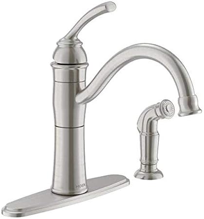 Moen 87230srs High Arc Kitchen Faucet With Side Spray From The