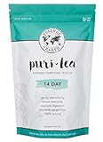 Detox Tea to Remove Toxins, Reduce Bloating, Improve Digestion, Promote Restful Sleep. Detox Cleanse Tea Organic 14 Day Gentle Teatox. Caffeine-Free