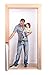 Lascal KiddyGuard Accent Retractable Baby Safety Gate, Black Mesh (DISCONTINUED)