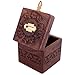 Wooden Money Safe Box for Cash with Key | Birthday Gift for Adults - Barrel Shape | Money Bank Bag (Square Shape Piggy Bank)