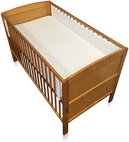 Breathe Easy Air Mesh Crib Liner 2 Sided - White