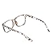Cyxus Blue Light UV Blocking Glasses, Clear Lens, Anti Eye Fatigue, Leopard Print Frame