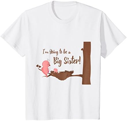 Kids I'm Going to Be a Big Sister T-Shirt 8 White