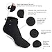 Water Socks Neoprene Socks Beach Booties Shoes 3mm Glued Blind Stitched Anti-Slip Wetsuit Boots Fin Swim Socks for Water Sports Outdoor Activities Home Slippers (3mm Low Cut/black2, M)