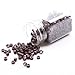 Yesurprise 1000 Silicone Micro Link Rings 5mm Lined Beads for Hair Extensions Tool (Brown)