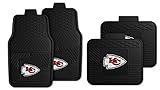 Fanmats Kansas City Chiefs Set of 4 Car Mats for