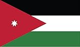 2-Pack Jordan Flag Decal Sticker | 5-Inches by