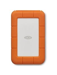 LaCie 4TB Rugged Thunderbolt USB-C Mobile Disco Duro Externo, 130 MB s Velocidad de transferencia
