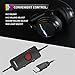 Jeecoo USB Pro Gaming Headset for PC- 7.1 Surround Sound Headphones with Noise Cancelling Mic- Memory Foam Ear Pads RGB Lights for Laptopsthumb 2