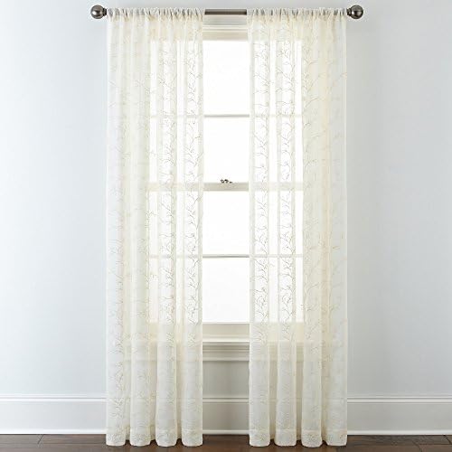 JCPenney Home Ingals Grommet Panel Ivory 50x95