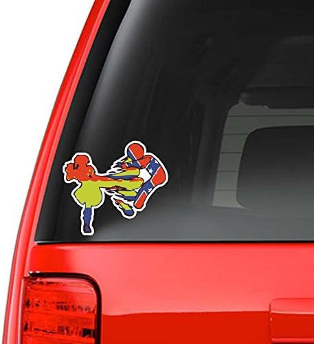 Kick A Racist 5" Decal for Car/Window