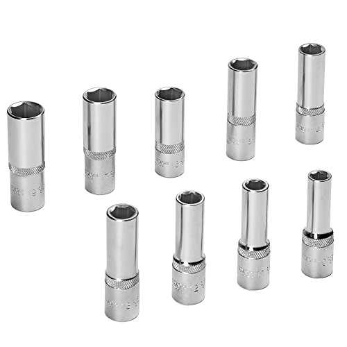 Jetech 1/2 inch Drive Socket Set,37Piece Mechanics Tool Set,Metric