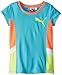PUMA Little Girls' Active Colorblock Tee