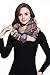 Buttons and Pleats Women Plaid Blanket Shawl Scarf for Fashion Wear & Winter