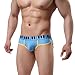 Men's Underwear,Neartime Thin Boxers Light Men Shorts Briefs Musical Note Type (L, Blue)