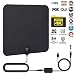 HDTV Antenna,HD Digital TV Antenna Indoor-80 Miles Long Range High-Definition TV Aerial with Amplifier Signal Booster,16.4ft Coax Cable,Support All TV's,1080P 4K Ready primary