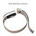 SWEES Metal Bands Compatible Fitbit Charge 2, Stainless Steel Metal Magnetic Replacement Wristband Small & Large (5.5