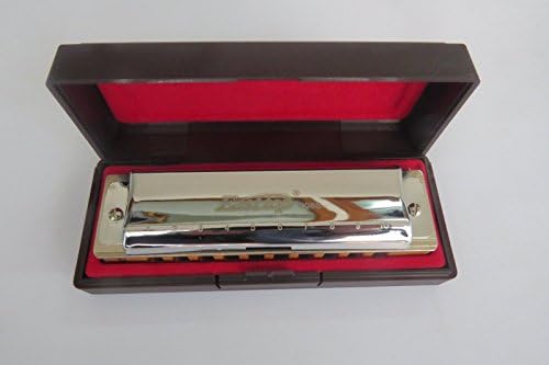 Easttop 10 Holes Professional Diatonic Blues Harmonica T008S Musical Instrument Mouth Organ (C#)