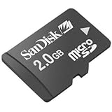 SanDisk 2GB MicroSD / TransFlash Card w/SD Adapter camcorder
