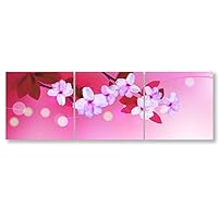 signwin-3 Piece Canvas Wall Art-Romantic Flower-Canvas Prints Home Artwork Decoration for Living Room,Bedroom - 12