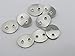 KONMAY 20pcs 2.3mm Holes Stainless Steel Button For Wrap Bracelet Fits 1.5mm or 2.0mm Leather