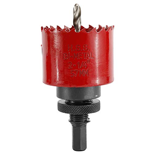 HighFree Bi-Metal Hole Saw Cutter Kit Durable High Speed Steel Hole Saw Blades for Hole Cutting on Metal, Wood, PVC Board, Plastic and Drywall (3/4" to 2-1/2")