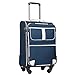 Coolife Luggage Carry On Luggage Suitcase Softside Wheeled Luggage Lightweight Rolling Travel Bag (Oxford Blue, Carry-On 20-Inch)