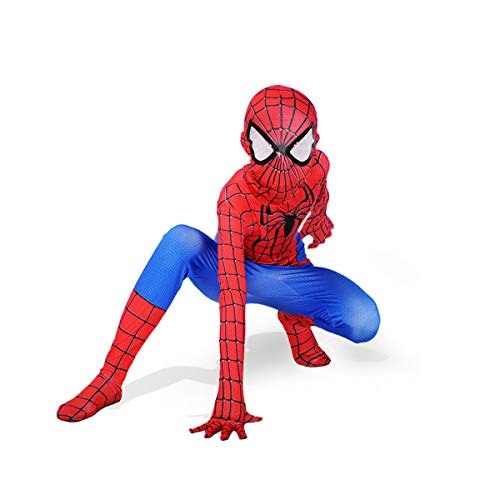 The Amazing Spider-Man Kids Bodysuit Spiderman Superhero Costumes Lycra Spandex Halloween Cosplay Costumes (110)