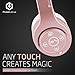 PowerLocus Wireless Bluetooth Headphones Over-Ear Ptouch, [30H Battery Playtime] with Touch Pad Control Wired Headsets HD Stereo Foldable Headphones with Mic for Cell Phones/PC/Laptops/TVthumb 4