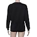 DDLBiz(TM) Autumn&Winter Womens Deep V Zipper Loose Pullover Blouse Tops (XL, Black)