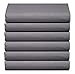 (6-Pack) Luxury Fitted Sheets! Premium Hotel Quality Elegant Comfort Wrinkle-Free 1500 Premier Hotel Quality 6-Pack Fitted Sheet with Storage Pockets on Sides, Twin/Twin XL Size, Gray