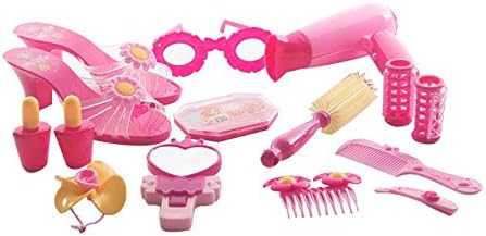 Tokenz Fashion Girls Make up and Hair Roleplay Kit Playset 15 Pcs