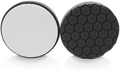 Chemical Guys Hex Logic 6.5 Inch Black Finishing Foam Pad Cleaning Sponge Black ø165 mm, 6.5 Inch Pad (1 Pack) - Image 5