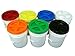 Bucket Kit, Seven White 5 Gallon Buckets with Assorted Color Gamma Seal Lids