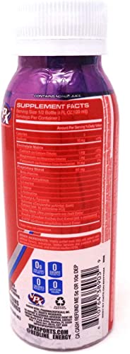 VPX Redline Xtreme Energy Drinks - Ready-to-Drink Sugar-Free Energy Beverage - Triple Berry Flavor - 8 Ounces, 24 Bottles