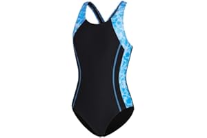 beautyin Girls Swimsuit One Piece Swimwear Athletic Competition Bathing Suit 7-16Y