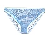 Haian Plastic Bikini Panties PVC Underwear Color Transparent Blue (X-Large)