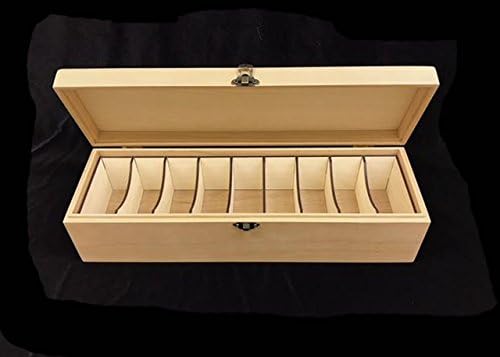 Magic the Gathering Deck Box with Hinges & Latches-15 1/2 x 4 3/4 x 4 with laser cut dividers