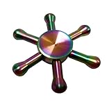 ANTI-SPINNER New Style Fidget Hand Spinner EDC Focus Anxiety Stress Relief Toy (4-Rainbow Color)