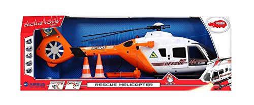 Dickie Toys Light and Sound SOS Rescue Helicopter with Moving Rotor Blades, 25"