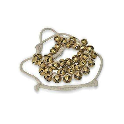 Kathak Ghungroo Pair, (50+ 50) (14 No. Ghungroo) Big Bells Tied with Cotton Cord Indian Classical Dancers Anklet Musical Instrument