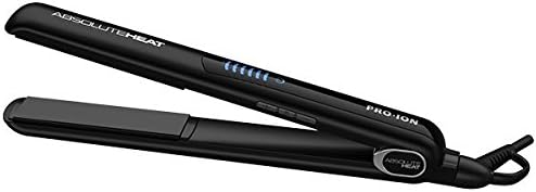 Absolute Heat Pro Ion Flat Iron - Black, 1 Inch