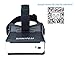 SUNNYPEAK Plastic Google Cardboard with 3D Virtual Reality Glasses & Adjustable Focal Distance for iPhone, Samsung, Nexus, HTC, Moto, LG Select Smartphones with QR Code (Black, with Magnet)